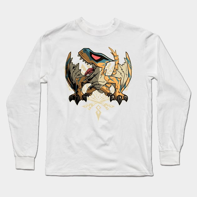 Tigrex | Monster Hunter Long Sleeve T-Shirt by YhaniDoriasArts